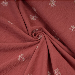 CREPE BAMBULA FLOWERS CRANBERRY