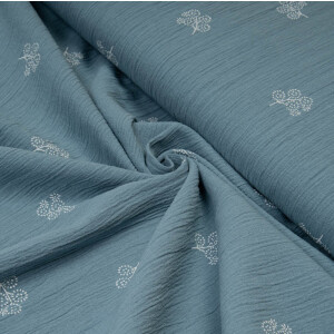 CREPE BAMBULA FLOWERS PROVINCIAL BLUE