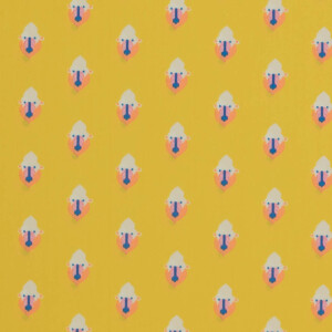 POPLIN MONKEY DREAMS YELLOW