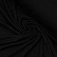 TENCEL DERBY RIBBED JERSEY BLACK