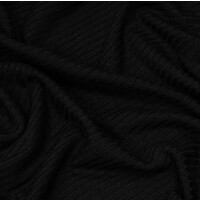 TENCEL DERBY RIBBED JERSEY BLACK