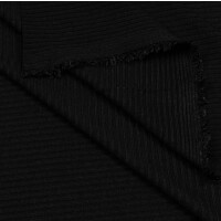 TENCEL DERBY RIBBED JERSEY BLACK