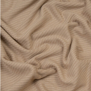 TENCEL DERBY RIBBED JERSEY WARM SAND