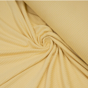 TENCEL DERBY RIBBED JERSEY MELLOW