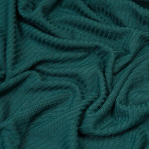 TENCEL DERBY RIBBED JERSEY EMERALD