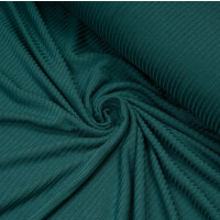 TENCEL DERBY RIBBED JERSEY EMERALD