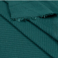TENCEL DERBY RIBBED JERSEY EMERALD