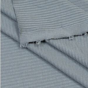 TENCEL DERBY RIBBED JERSEY SKY