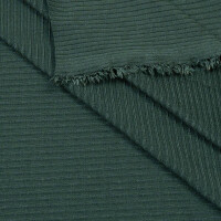 TENCEL DERBY RIBBED JERSEY DEEP GREEN