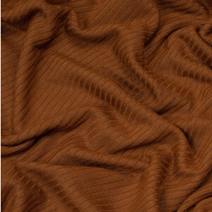 TENCEL DERBY RIBBED JERSEY PECAN