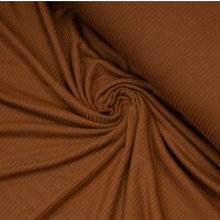 TENCEL DERBY RIBBED JERSEY PECAN
