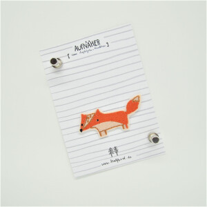 EMBROIDERED PATCH FOX