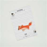 EMBROIDERED PATCH FOX