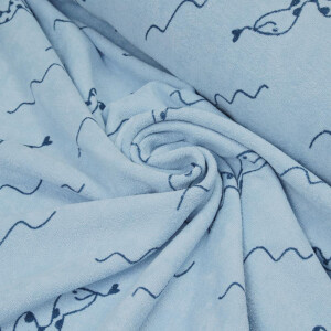 TERRY SPONGE S IS FOR SNAKE CASHMERE BLUE