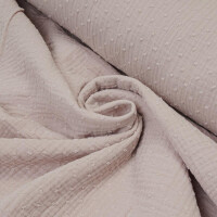 ORGANIC DOUBLE GAUZE PLUMETI OLD ROSE