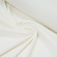 ORGANIC RIB JERSEY SNOW WHITE
