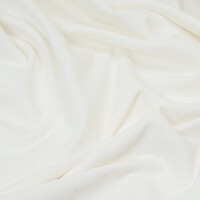 ORGANIC RIB JERSEY SNOW WHITE