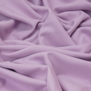 ORGANIC RIB JERSEY LAVENDER MIST