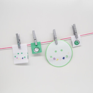 PATCH & LABELS HAPPEAS (4 pcs)
