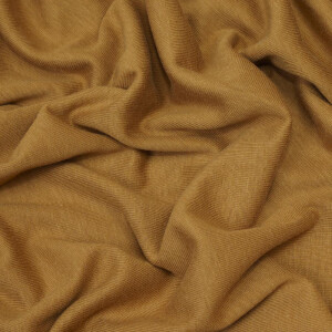 TENCEL FINE RIB JERSEY MUSTARD