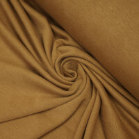 TENCEL FINE RIB JERSEY MUSTARD