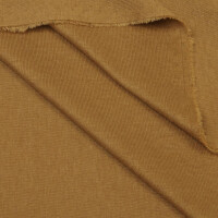 TENCEL FINE RIB JERSEY MUSTARD