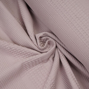 WAFFLE MIXED STRIPES OLD ROSE