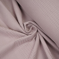 WAFFLE MIXED STRIPES OLD ROSE