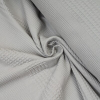 WAFFLE MIXED STRIPES LIGHT GREY
