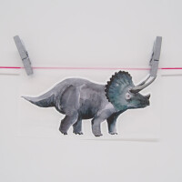 IRON ON SET DINO