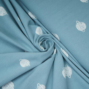 RUSTIC COTTON COSMOS BLUE