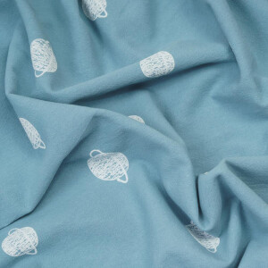 RUSTIC COTTON COSMOS BLUE