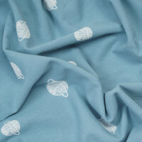 RUSTIC COTTON COSMOS BLUE