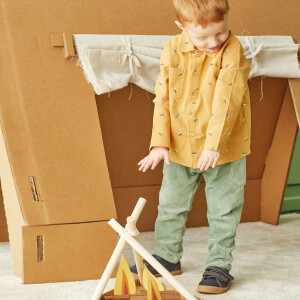 RUSTIC COTTON ADVENTURE MUSTARD