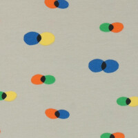 FRENCH TERRY SOFT BRUSHED ABSTRACT STONE