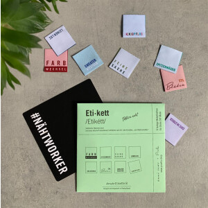 WOVEN LABEL #MEHRETIKETTE (8pc) 8. EDITION