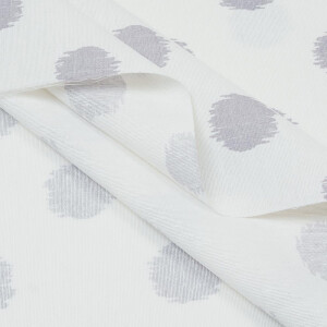 OTTOMAN SCRIBBLE DOTS OFFWHITE/GREY