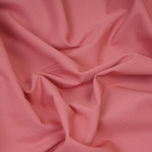 ORGANIC POPLIN DARK ROSE