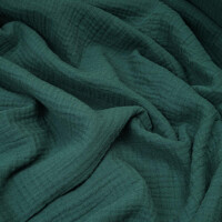 ORGANIC DOUBLE GAUZE BASIC ATLANTIC GREEN