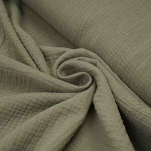 ORGANIC DOUBLE GAUZE BASIC OREGANO GREEN