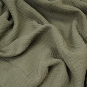 ORGANIC DOUBLE GAUZE BASIC OREGANO GREEN