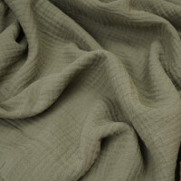 ORGANIC DOUBLE GAUZE BASIC OREGANO GREEN