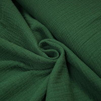 ORGANIC DOUBLE GAUZE BASIC JUNIPER GREEN