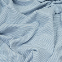 JERSEY STRIPY DUSTY BLUE/WHITE
