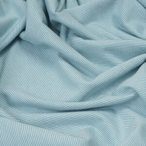 JERSEY STRIPY DUSTY MINT/WHITE