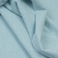 JERSEY STRIPY DUSTY MINT/WHITE