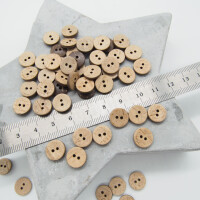 COCONUT BUTTON NATURE 10 mm