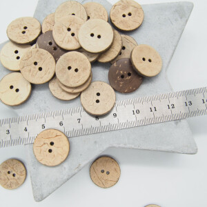 COCONUT BUTTON NATURE 20 mm