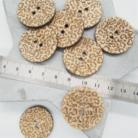 COCONUT BUTTON LEO 30 mm