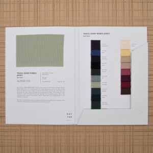 COLOR CARD TENCEL DERBY RIBBED JERSEY